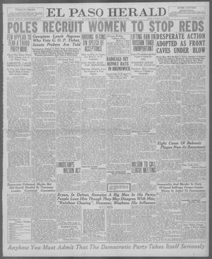 El Paso Herald (El Paso, Tex.), Ed. 1, Thursday, July 8, 1920