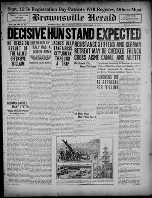 Brownsville Herald (Brownsville, Tex.), Vol. 25, No. 57, Ed. 1 Monday, September 9, 1918