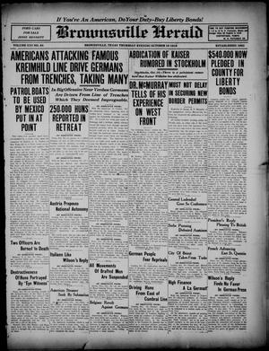 Brownsville Herald (Brownsville, Tex.), Vol. 25, No. 84, Ed. 1 Thursday, October 10, 1918