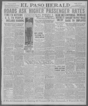 El Paso Herald (El Paso, Tex.), Ed. 1, Thursday, July 22, 1920