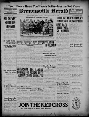 Brownsville Herald (Brownsville, Tex.), Vol. 25, No. 142, Ed. 1 Tuesday, December 17, 1918