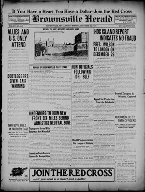 Brownsville Herald (Brownsville, Tex.), Vol. 25, No. 146, Ed. 1 Friday, December 20, 1918