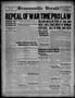 Thumbnail image of item number 1 in: 'Brownsville Herald (Brownsville, Tex.), Vol. 25, No. 273, Ed. 1 Tuesday, May 20, 1919'.