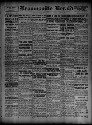 Brownsville Herald (Brownsville, Tex.), Vol. 25, No. 290, Ed. 1 Monday, June 9, 1919
