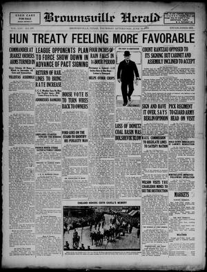 Brownsville Herald (Brownsville, Tex.), Vol. 25, No. 299, Ed. 1 Thursday, June 19, 1919