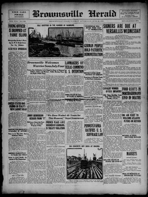 Brownsville Herald (Brownsville, Tex.), Vol. 25, No. 303, Ed. 1 Tuesday, June 24, 1919