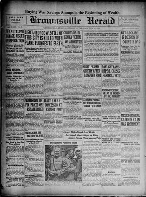 Brownsville Herald (Brownsville, Tex.), Vol. 26, No. 8, Ed. 1 Saturday, July 12, 1919