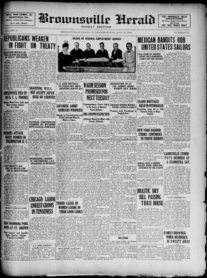Brownsville Herald (Brownsville, Tex.), Vol. 1, No. 50, Ed. 1 Sunday, July 20, 1919