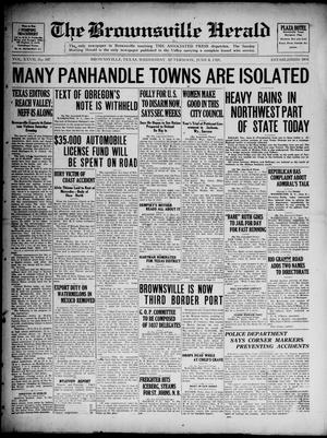 The Brownsville Herald (Brownsville, Tex.), Vol. 27, No. 347, Ed. 1 Wednesday, June 8, 1921