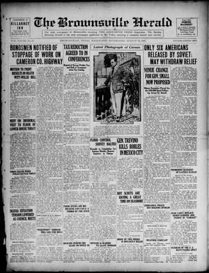 The Brownsville Herald (Brownsville, Tex.), Vol. 28, No. 37, Ed. 1 Wednesday, August 10, 1921