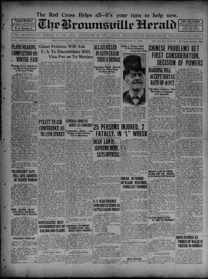 The Brownsville Herald (Brownsville, Tex.), Vol. 28, No. 201, Ed. 1 Thursday, November 17, 1921