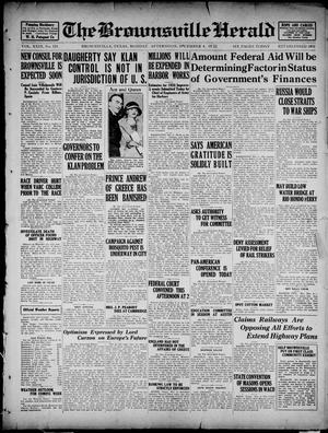 The Brownsville Herald (Brownsville, Tex.), Vol. 29, No. 151, Ed. 1 Monday, December 4, 1922