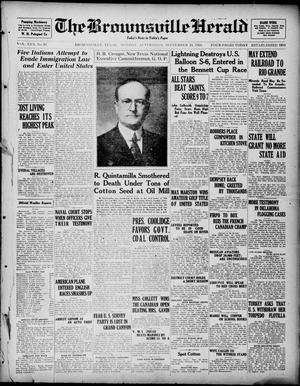 The Brownsville Herald (Brownsville, Tex.), Vol. 30, No. 83, Ed. 1 Monday, September 24, 1923