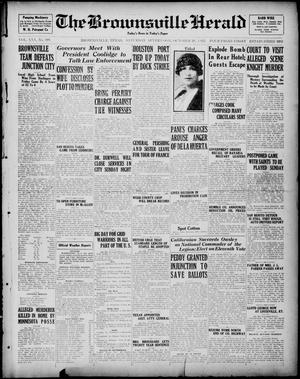 The Brownsville Herald (Brownsville, Tex.), Vol. 30, No. 109, Ed. 1 Saturday, October 20, 1923