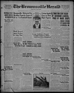 The Brownsville Herald (Brownsville, Tex.), Vol. 30, No. 123, Ed. 1 Saturday, November 3, 1923