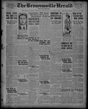 The Brownsville Herald (Brownsville, Tex.), Vol. 30, No. 127, Ed. 1 Wednesday, November 7, 1923