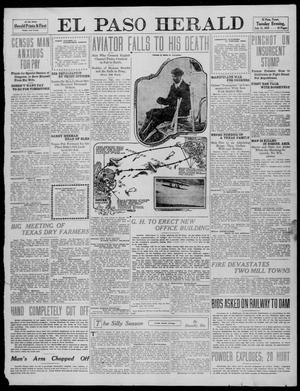 Primary view of object titled 'El Paso Herald (El Paso, Tex.), Ed. 1, Tuesday, July 12, 1910'.