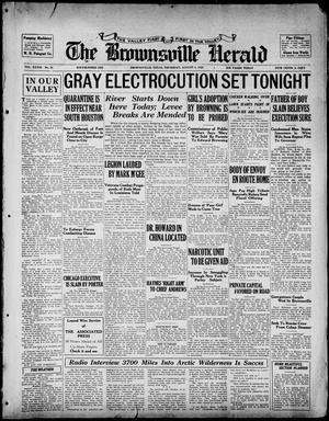 The Brownsville Herald (Brownsville, Tex.), Vol. 33, No. 33, Ed. 1 Thursday, August 6, 1925