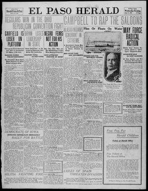 Primary view of object titled 'El Paso Herald (El Paso, Tex.), Ed. 1, Wednesday, July 27, 1910'.