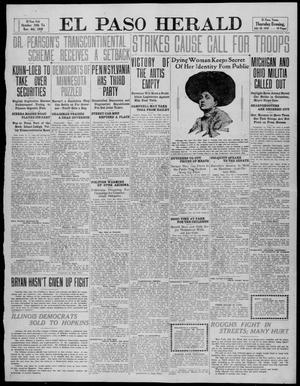 Primary view of object titled 'El Paso Herald (El Paso, Tex.), Ed. 1, Thursday, July 28, 1910'.