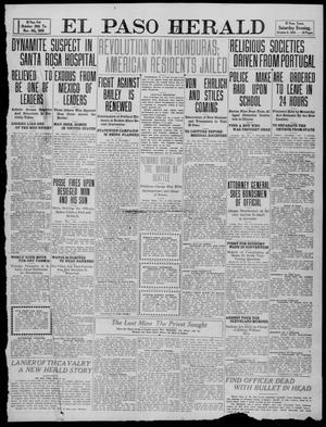 Primary view of object titled 'El Paso Herald (El Paso, Tex.), Ed. 1, Saturday, October 8, 1910'.