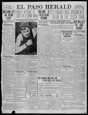 Primary view of object titled 'El Paso Herald (El Paso, Tex.), Ed. 1, Saturday, October 15, 1910'.