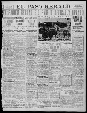 Primary view of object titled 'El Paso Herald (El Paso, Tex.), Ed. 1, Saturday, October 29, 1910'.