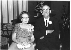 [John M. Moore, Jr. and Dorothea Guenther at their 50th Wedding anniversary.]