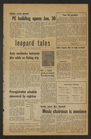 Leopard Tales (Temple, Tex.), Vol. 26, No. 6, Ed. 1 Monday, November 22, 1971