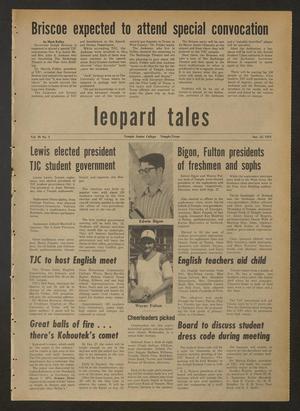 Leopard Tales (Temple, Tex.), Vol. 28, No. 3, Ed. 1 Friday, October 12, 1973