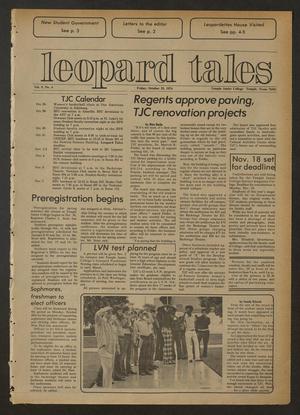 Primary view of object titled 'Leopard Tales (Temple, Tex.), Vol. 29, No. 4, Ed. 1 Friday, October 25, 1974'.