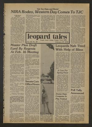 Leopard Tales (Temple, Tex.), Vol. 30, No. 10, Ed. 1 Friday, February 27, 1976