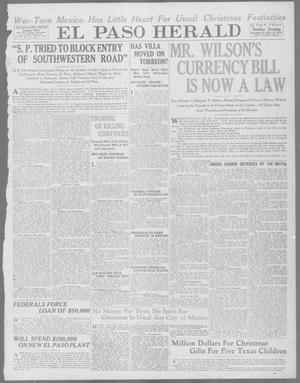 El Paso Herald (El Paso, Tex.), Ed. 1, Tuesday, December 23, 1913