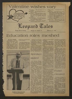 Leopard Tales (Temple, Tex.), Vol. 36, No. 10, Ed. 1 Friday, February 12, 1982