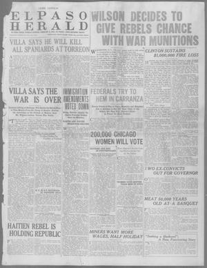 El Paso Herald (El Paso, Tex.), Ed. 1, Tuesday, February 3, 1914