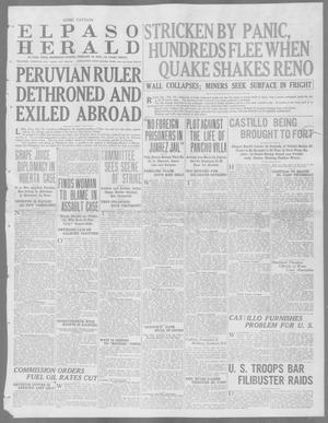 Primary view of object titled 'El Paso Herald (El Paso, Tex.), Ed. 1, Wednesday, February 18, 1914'.