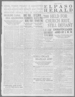 Primary view of object titled 'El Paso Herald (El Paso, Tex.), Ed. 1, Thursday, March 5, 1914'.