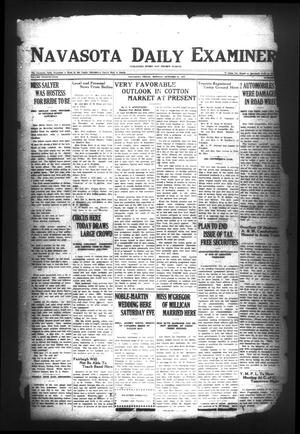 Primary view of object titled 'Navasota Daily Examiner (Navasota, Tex.), Vol. 25, No. [234], Ed. 1 Monday, October 23, 1922'.