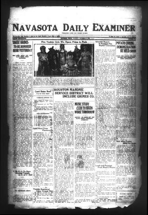Primary view of object titled 'Navasota Daily Examiner (Navasota, Tex.), Vol. 25, No. 235, Ed. 1 Tuesday, October 24, 1922'.