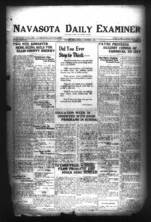 Navasota Daily Examiner (Navasota, Tex.), Vol. 25, No. 273, Ed. 1 Saturday, December 9, 1922