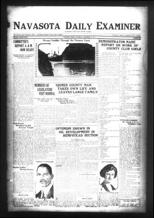 Navasota Daily Examiner (Navasota, Tex.), Vol. 25, No. 279, Ed. 1 Saturday, December 16, 1922