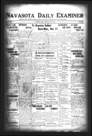 Navasota Daily Examiner (Navasota, Tex.), Vol. 29, No. 208, Ed. 1 Saturday, October 9, 1926