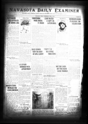Primary view of object titled 'Navasota Daily Examiner (Navasota, Tex.), Vol. 35, No. 319, Ed. 1 Wednesday, February 21, 1934'.