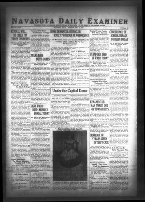 Navasota Daily Examiner (Navasota, Tex.), Vol. 39, No. 120, Ed. 1 Tuesday, July 13, 1937