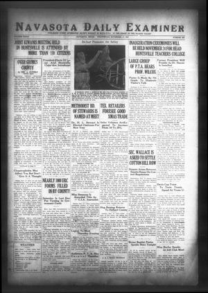 Navasota Daily Examiner (Navasota, Tex.), Vol. 39, No. 229, Ed. 1 Wednesday, November 17, 1937