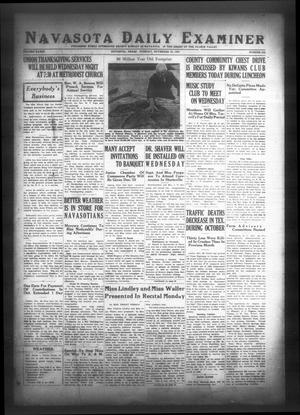 Navasota Daily Examiner (Navasota, Tex.), Vol. 39, No. 234, Ed. 1 Tuesday, November 23, 1937
