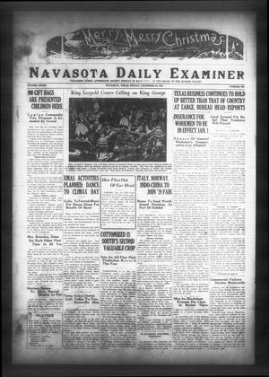 Primary view of object titled 'Navasota Daily Examiner (Navasota, Tex.), Vol. 39, No. 260, Ed. 1 Friday, December 24, 1937'.