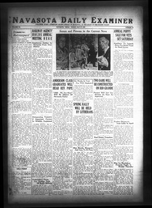 Navasota Daily Examiner (Navasota, Tex.), Vol. 40, No. 78, Ed. 1 Friday, May 27, 1938