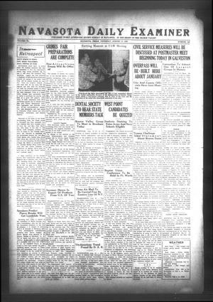 Navasota Daily Examiner (Navasota, Tex.), Vol. 40, No. 148, Ed. 1 Thursday, August 18, 1938