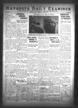 Navasota Daily Examiner (Navasota, Tex.), Vol. 40, No. 164, Ed. 1 Tuesday, September 6, 1938
